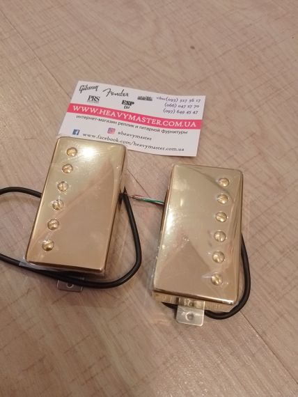 Сет хамбакерів датчики Seymour Duncan JB і '59 для електрогітари золотисті | Зображення 3