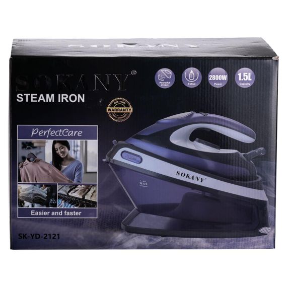 Парова праска з парогенератором і резервуаром 1,5 л 2800 Вт Sokany SK-YD-2121 | Зображення 8