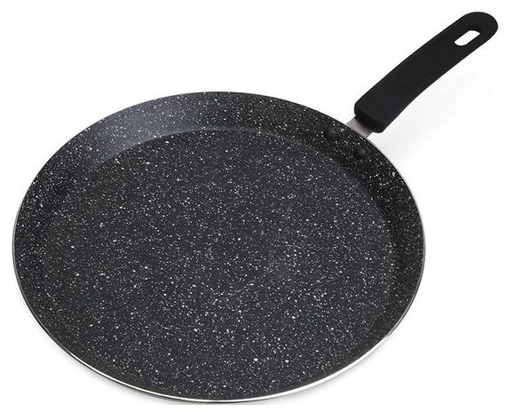 Сковорода для млинців Kamille Crepe Pan Marble Ø28см з мармуровим покриттям