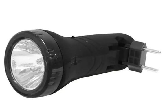 Ліхтар акумуляторний Tiross TS-1124, чорний | Зображення 1
