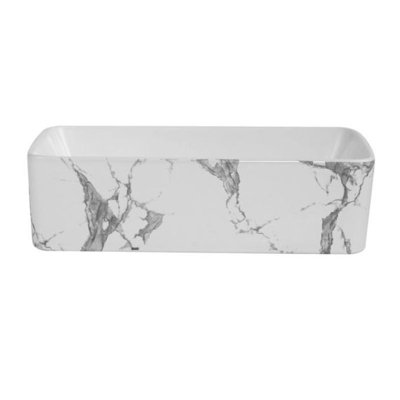 Комплект Qtap Tern Marble 3 в 1: подвесной унитаз Ultra Quiet + биде подвесное + раковина накладная QTERMR49164 | Зображення 9