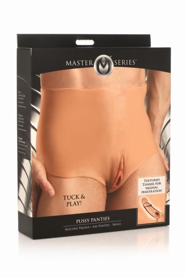 Накладна вагіна Master Series Silicone Vagina + Butt Panties — Small Sex Aura | Зображення 7