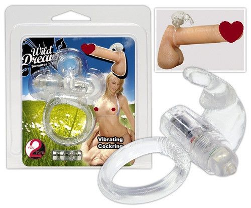 Кольцо с вибрацией ЗАЙЧИК sexstyle
