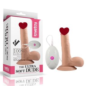Реалістичний вібратор на присосці SOFT DUDE 18 см Sex Aura