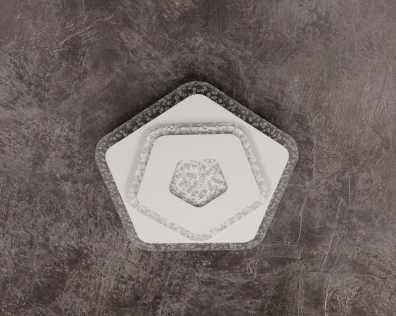 Сучасний креативний світильник стельовий LED для кухні ванної офісу 25141 Білий 4х25х25 см. | Зображення 3