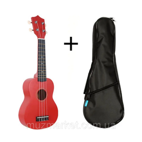 Укулеле концертне Alfabeto U23 Red + чохол