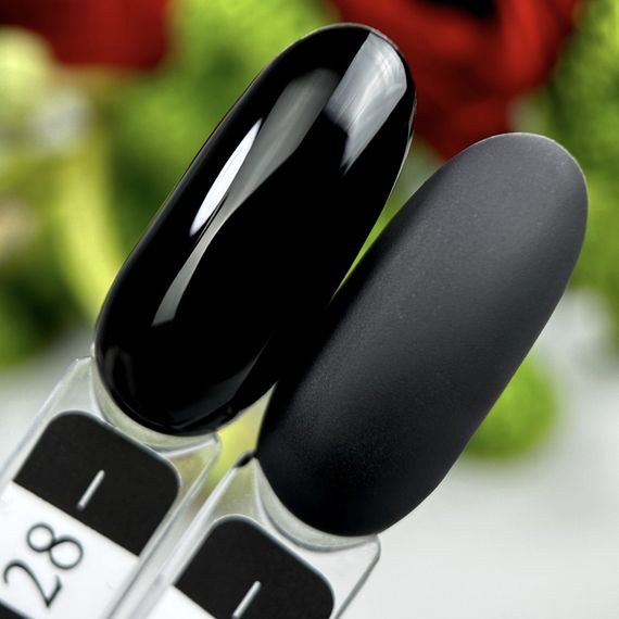 Гель-лак Crooz 28 (чорний) 8мл | Зображення 1