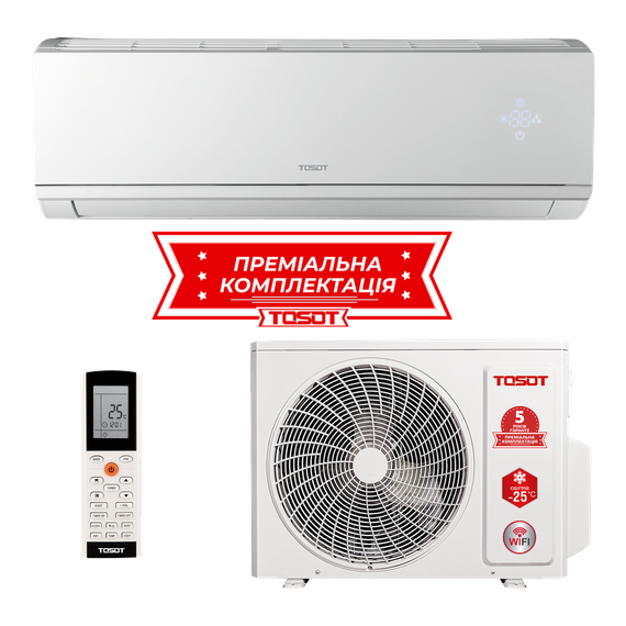 Кондиционер TOSOT HANSOL Winter Inverter R32 NEW GL-24ZS2 (Инверторные сплит-системы) | Зображення 1