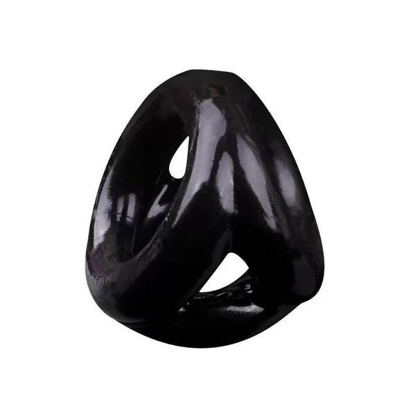 Потрійне ерекційне кільце Babydoll Універсальний.. Чорний 2316 | Зображення 3