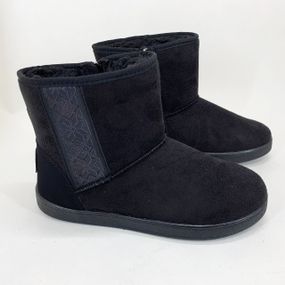 Уггі жіночі утеплені 37р 24см чорні, Жіночі черевики з нейлону, Жіночі бабуші на хутрі