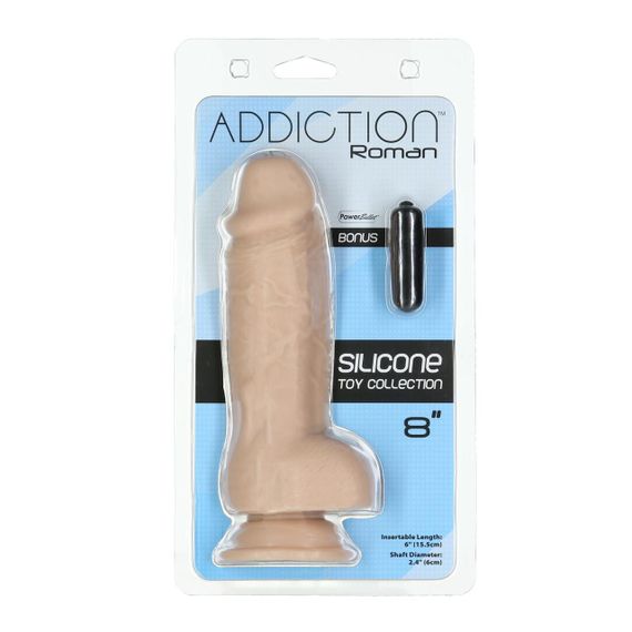 Фалоімітатор ADDICTION - Roman – 8” Girthy Dong | Зображення 3