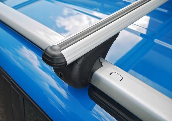Перемички на звичайні рейлінги під ключ Bold Bar Lite V1 (2 шт) Чорні для Mitsubishi Pajero Sport 1996-2007 | Зображення 2