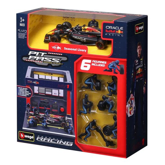 Набір ігровий Pit Pass Oracle Red Bull Racing RB20 (1:43) командна енергія | Зображення 2
