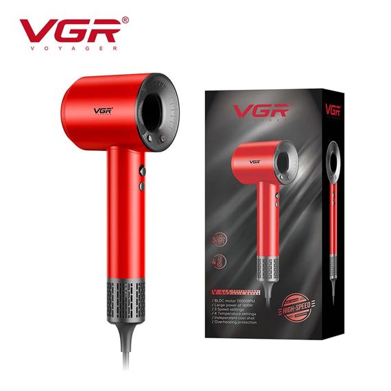 Фен профессиональный VGR V-445 Красный | Зображення 5