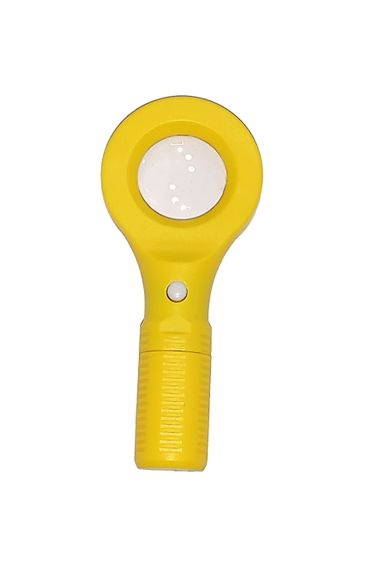 Лупа 98177 з підсвічуванням 5 LED лампочок D=25мм, Ціна за 1 шт (8752342340116) Жовтий | Зображення 1