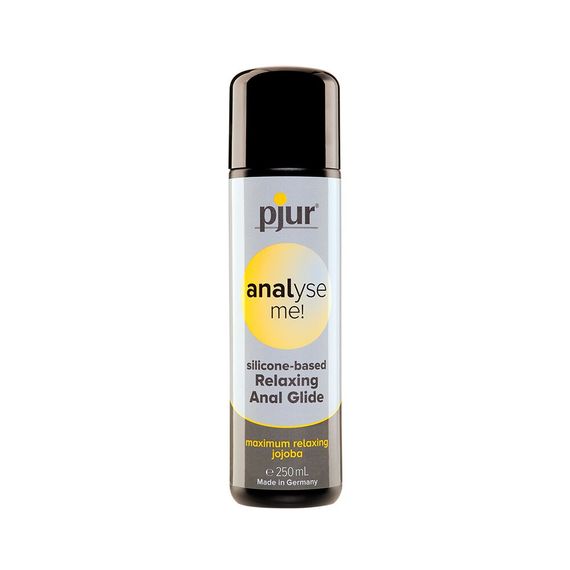 Анальна змазка pjur analyse me! Relaxing jojoba silicone на силіконовій основі з олією жожоба, 250 мл