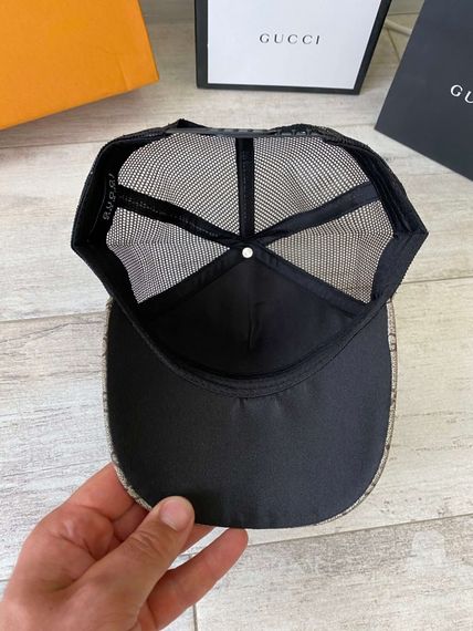 Кепка Gucci Kingsnake Print GG Supreme Baseball Hat | Зображення 6