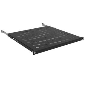 Полка ZPAS 19&quot; 0.5U глуб. 650мм (крепление 650-750мм), грузопод. 70кг, черная (WZ-8264-80-05-650-161)