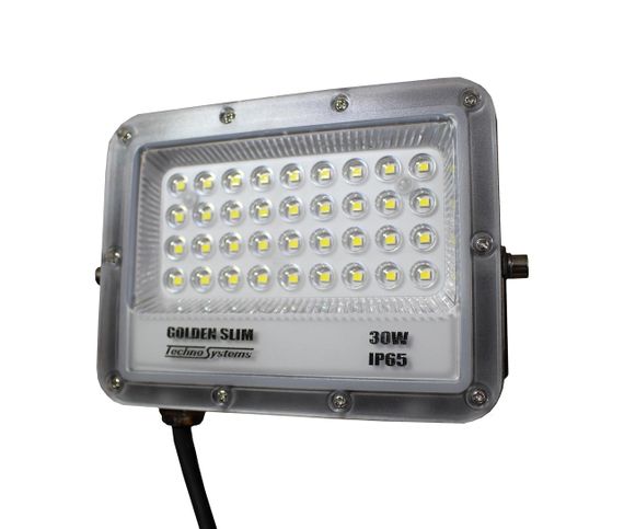 Прожектор LED 30W GOLDEN Slim 220V 3300Lm 4000K IP65 Ny95001193 | Зображення 1