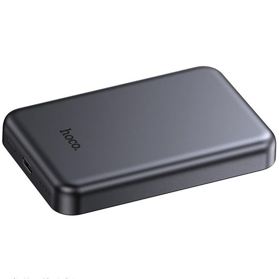 Портативное ЗУ Power Bank Hoco J160 Original с БЗУ 5000 mAh Metal gray | Зображення 5