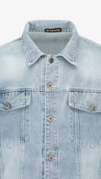 Куртка джинсова чоловіча GENUA G01210-0012 2XL Блакитний shop (2000999389276) | Зображення 1