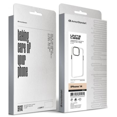 Чехол для мобильного телефона Armorstandart UNIT2 Apple iPhone 14 White (ARM69938) | Зображення 4