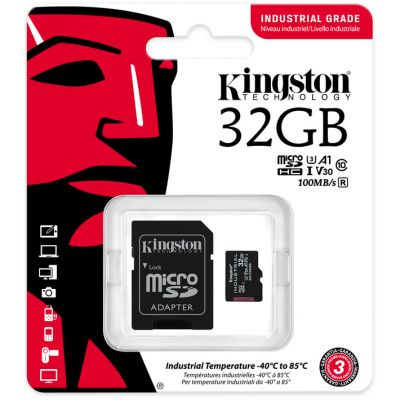 Карта памяти Kingston 32GB microSDHC class 10 UHS-I V30 A1 (SDCIT2/32GB) | Зображення 2