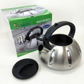 Чайник з одинарним дном, Чайник газовий 3 літри, Чайники зі свистком заварювальні чайники JW-79