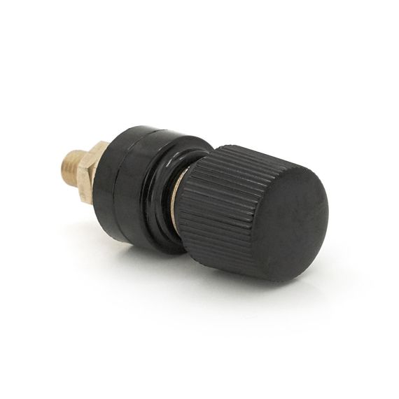 Мідна гвинтова клема 10mm чорна | Зображення 1