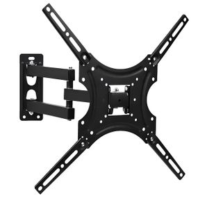 Кронштейн для телевізора 14"-55", 50 кг, HDL-117-B-2 / Кріплення для телевізора та монітора з поворотом