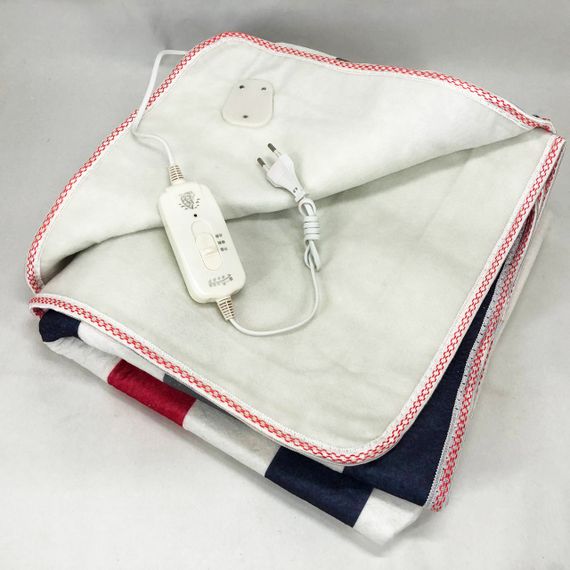Електропростирадло електричне простирадло з підігрівом Electric Blanket 150х120см в смужку | Зображення 1