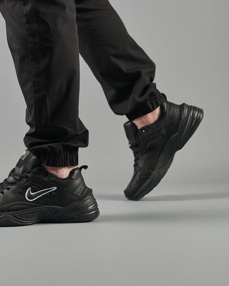 Чоловічі кросівки M2K Tekno All Black White весна / літо / осінь | Зображення 3