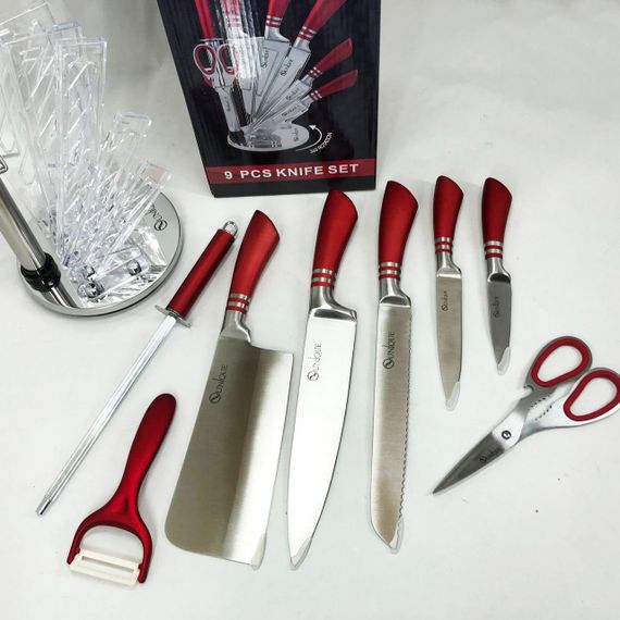 Набір металевих ножів UNIQUE, Набір кухонних ножів для кухарів для кухні та дому KI-74 | Зображення 1