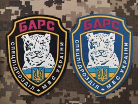 Шеврон Барс / комплект (шеврони 2 шт.)