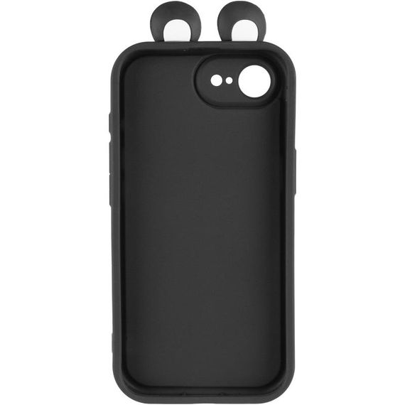 Чехол TPU Toys Case with Ears для Apple iPhone 16e (6.1") Black | Зображення 2