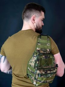 Сумка/барсетка зелений піксель