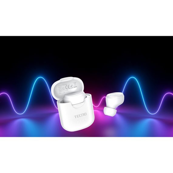 Навушники Tecno Minipods M1 Mono White (4895180759475) | Зображення 8