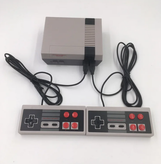 Ігрова приставка Mini NES + 620 ігор консоль із джойстиками Сіра   знижка | Зображення 3