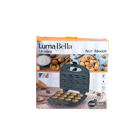 Електрогорішниця Luma Bella LB58006 з антипригарним покриттям 800W | Зображення 4