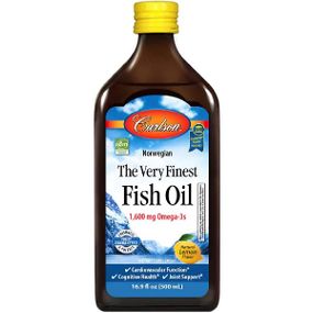 Омега 3 Carlson Labs The Very Finest Fish Oil 500 ml /100 servings/ Lemon