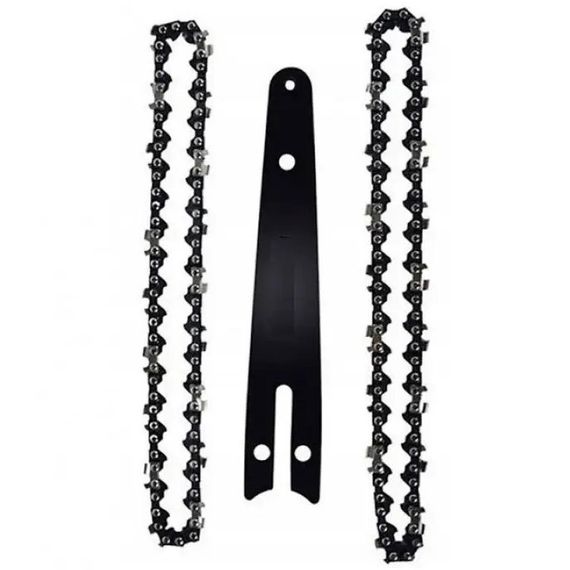 Комплект шина 45 см + 2 ланцюги 18 дюймів 72 ланки для бензопили, із міцної сталі для довговічності та надійності