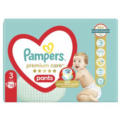 Подгузники Pampers Premium Care Pants Midi Розмір 3 (6-11 кг) 70 шт (8001090759955) | Зображення 7
