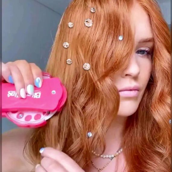 Стрази для волосся Bling Bling Стайлер для прикраси стразами | Зображення 4