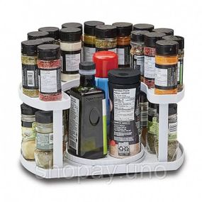 Спецовница Spice Spinner Two-Tiered Spice Organizer, Поворотная подставка для специй, Карусель для специй MA-36