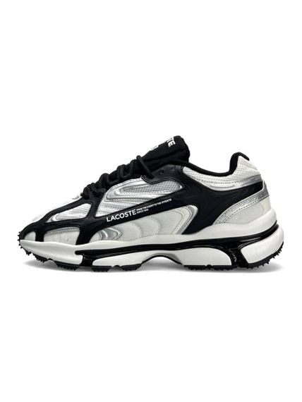 Мужские кроссовки Lacoste L003 2K24 PRM White Black Silve (текстиль) A4390 42 26,5 | Зображення 3