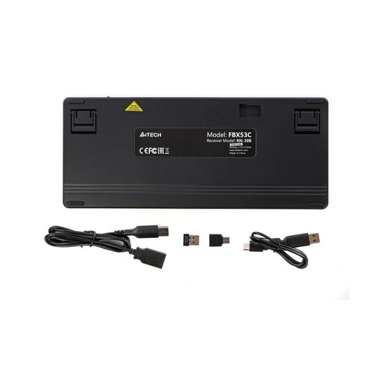 Клавіатура A4Tech FBX53C Wireless/Bluetooth UA Black (4711421001908) | Зображення 9
