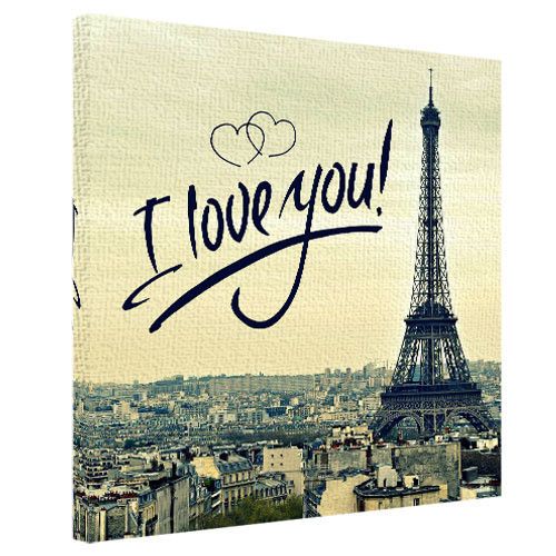 Картина на холсте I love you! 50х50 см (H5050_16L009)