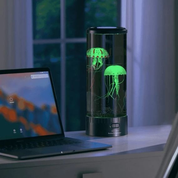 ОЧЕНКА! Нічник LED Jellyfish Mood Lamp 7 режимів акваріумний світильник (Плохе паковання 3012) | Зображення 5