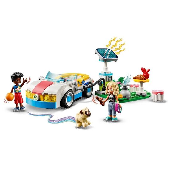 Конструктор LEGO Friends Електромобіль і зарядний пристрій 170 деталей (42609) | Зображення 1