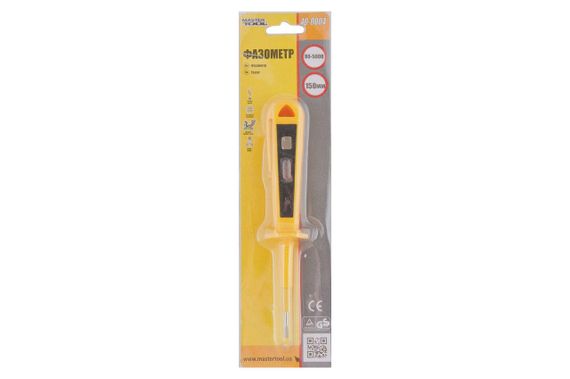 Фазометр Mastertool - 150 мм x 125-250В цифровой (40-0004) | Зображення 1